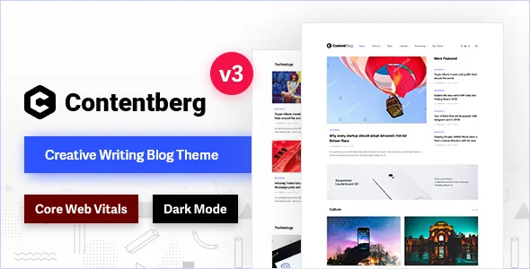 Contentberg - Content Marketing & Personal Blog for WordPress 3.0.1  GPL License