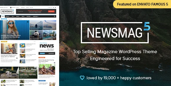Newsmag - Newspaper & Magazine WordPress Theme 5.4.3.3 with GPL License